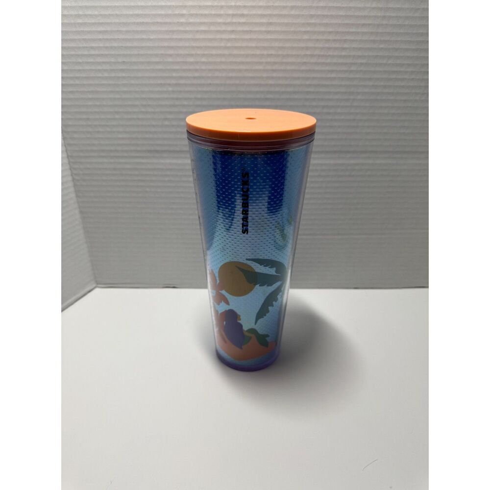 Starbucks Summer 2020 Iridescent Blue Mermaid Island 24oz Venti Tumbler No Straw